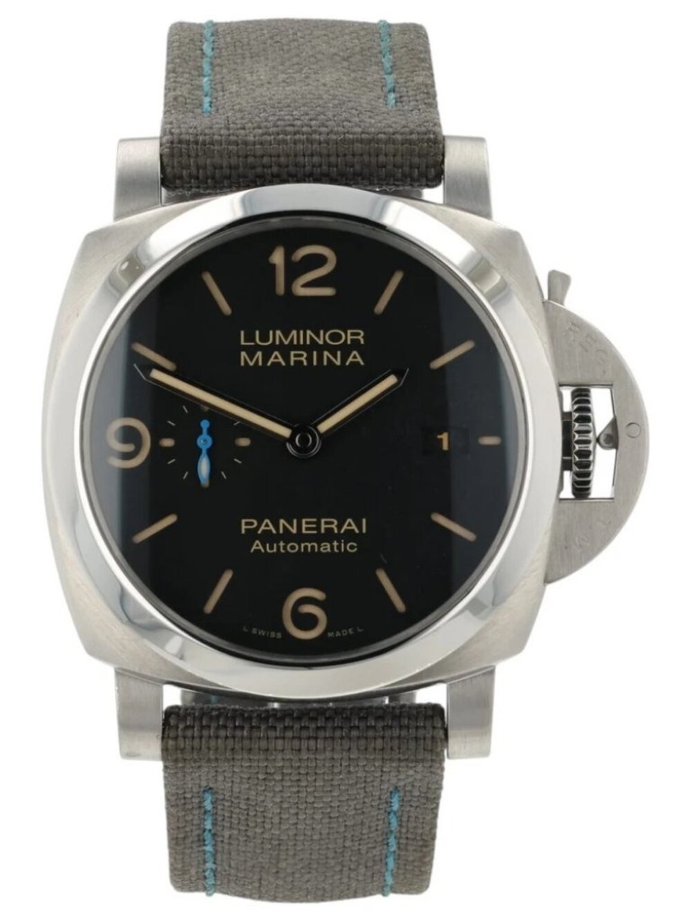 Panerai Luminor Marina 1950 Black Dial Steel 44mm Automatic Mens Watch